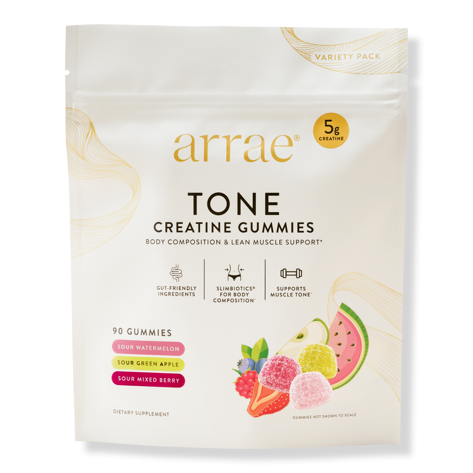 arrae Tone: Creatine Body Composition Gummies Multi-Flavor Variety Pack #1