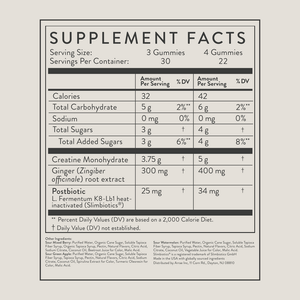 arrae Tone: Creatine Body Composition Gummies Multi-Flavor Variety Pack #6