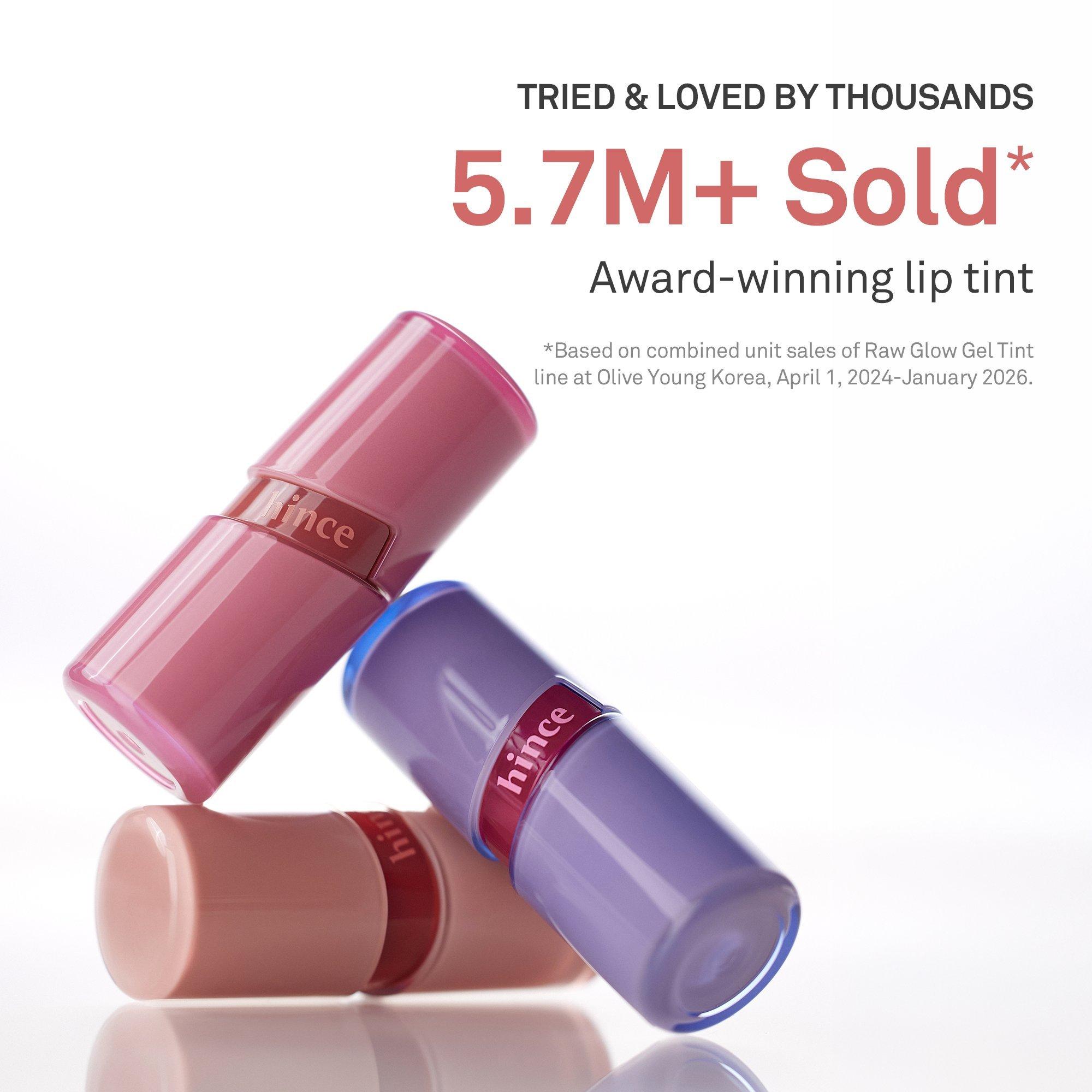 hince Raw Glow Gel Tint, цвет: Розовый, вариант 1 — фото 5