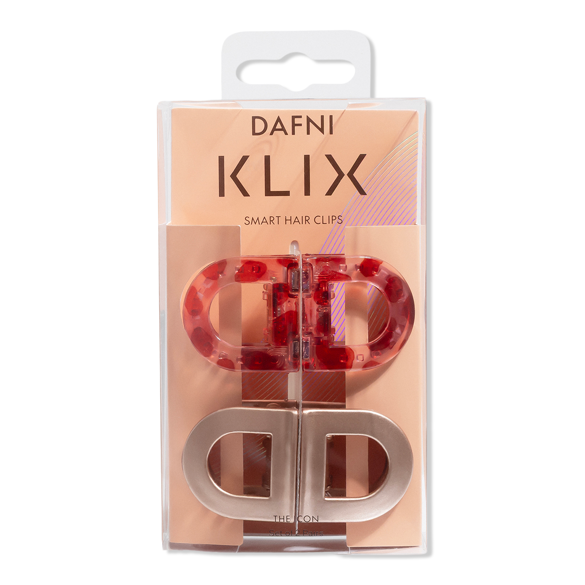 DAFNI KLIX Eternal Blush Magnetic Claw Clips The Icon 2 Pack #1