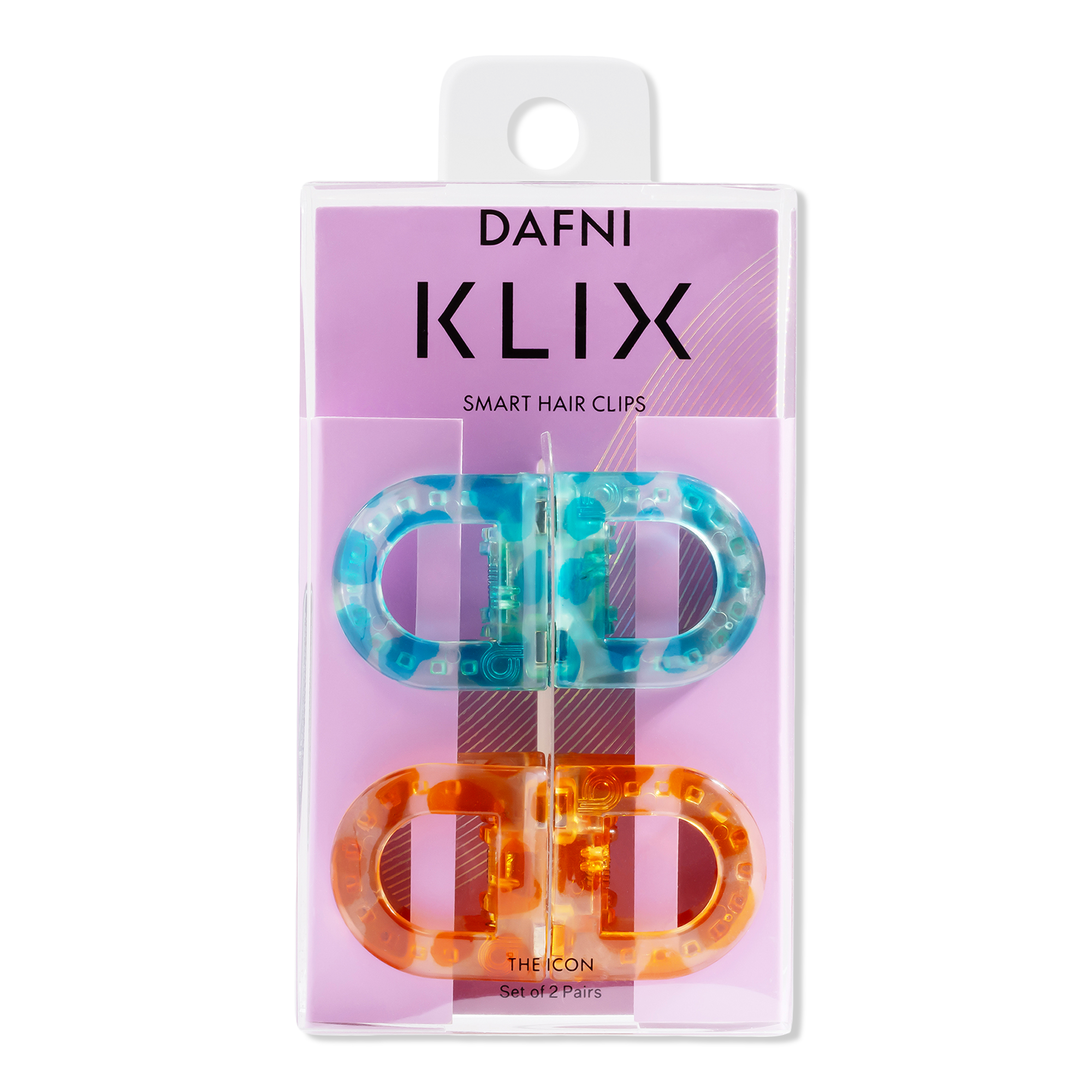 DAFNI KLIX Tropical Sunset Magnetic Claw Clips The Icon 2 Pack #1