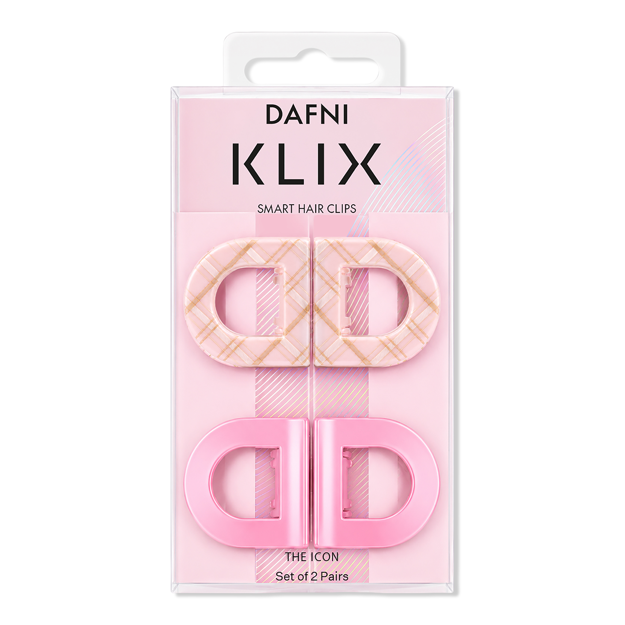 DAFNI KLIX Pink-Pop Magnetic Claw Clips The Icon 2 Pack #1