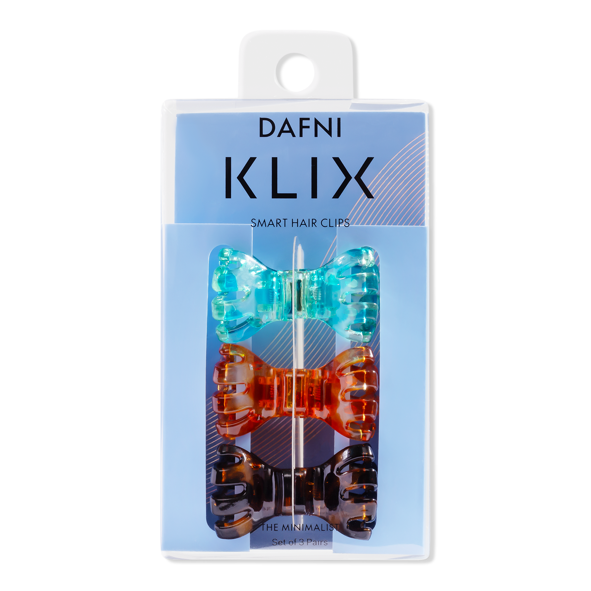 DAFNI KLIX Golden Hour Magnetic Claw Clips The Minimalist 3 Pack #1