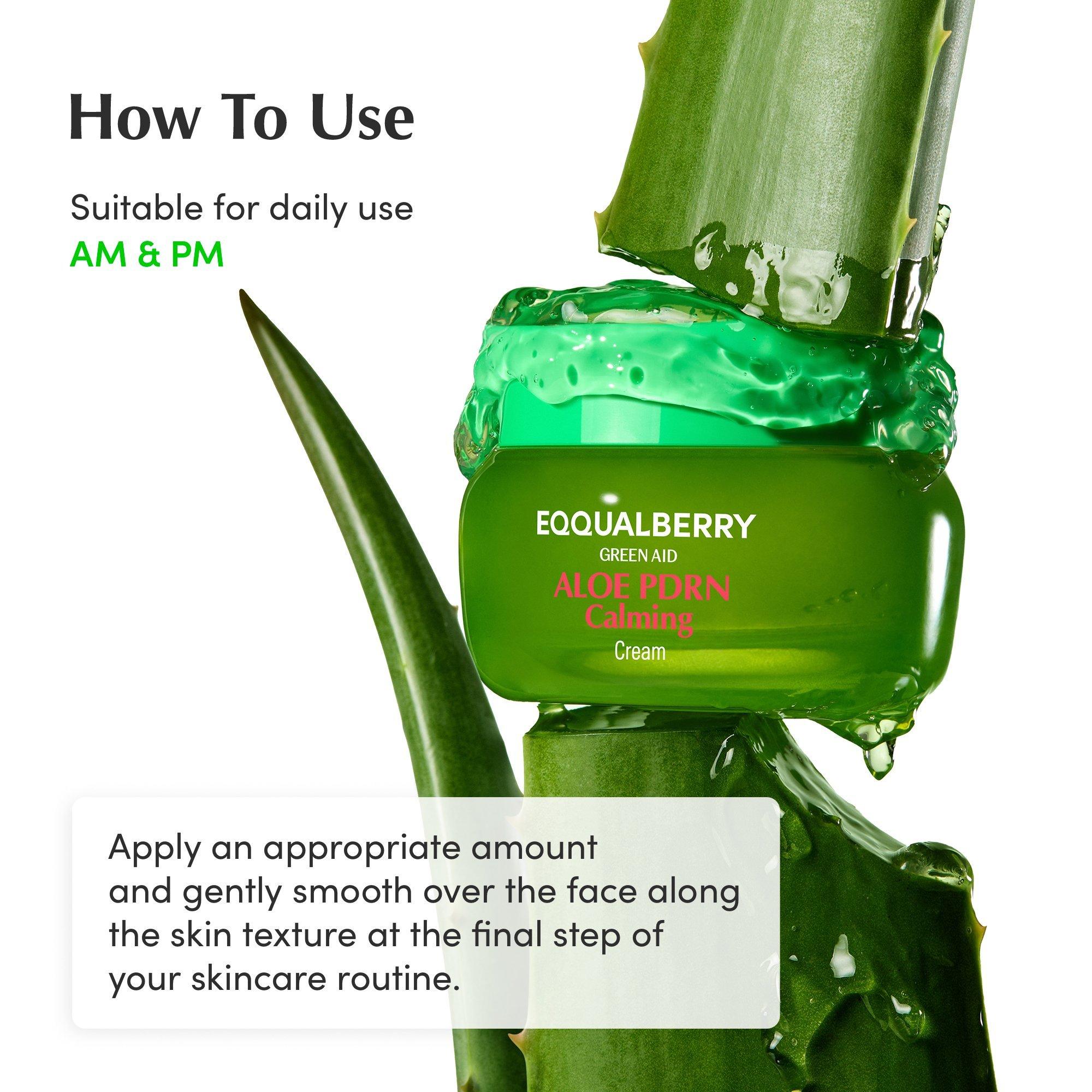 EQQUALBERRY Aloe Pdrn Calming Cream — фото 8