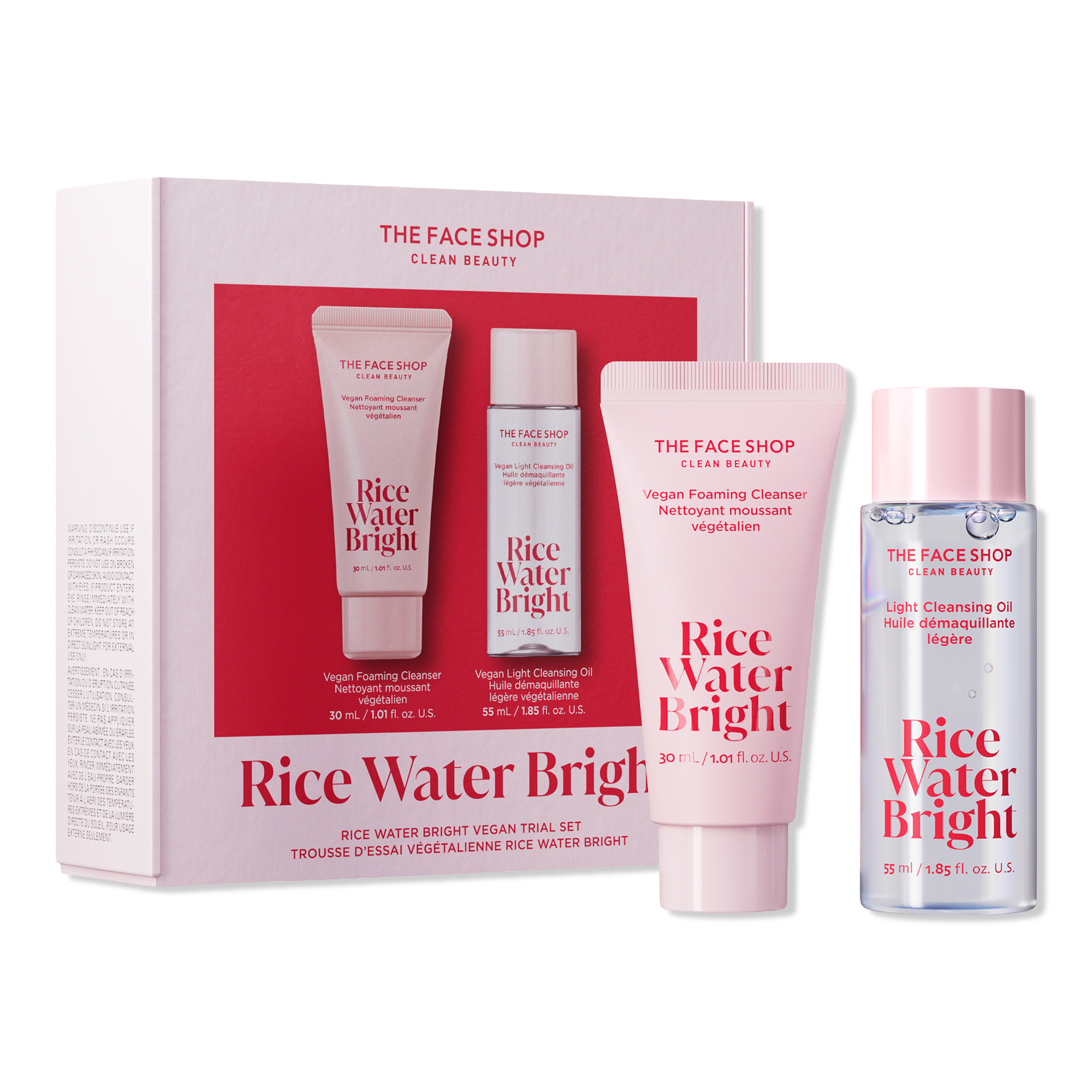 THE FACE SHOP Rice Water Bright Double Cleanse Trial Kit #1