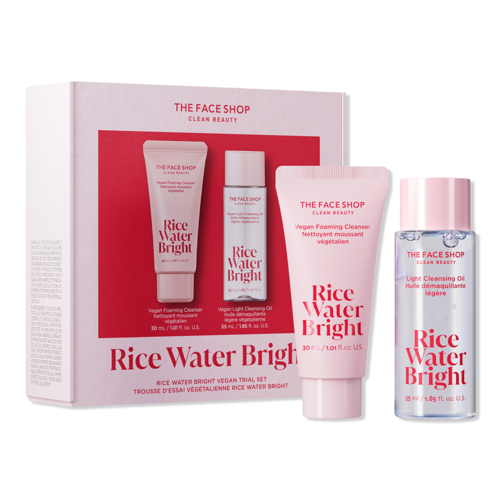 THE FACE SHOP Rice Water Bright Double Cleanse Trial Kit