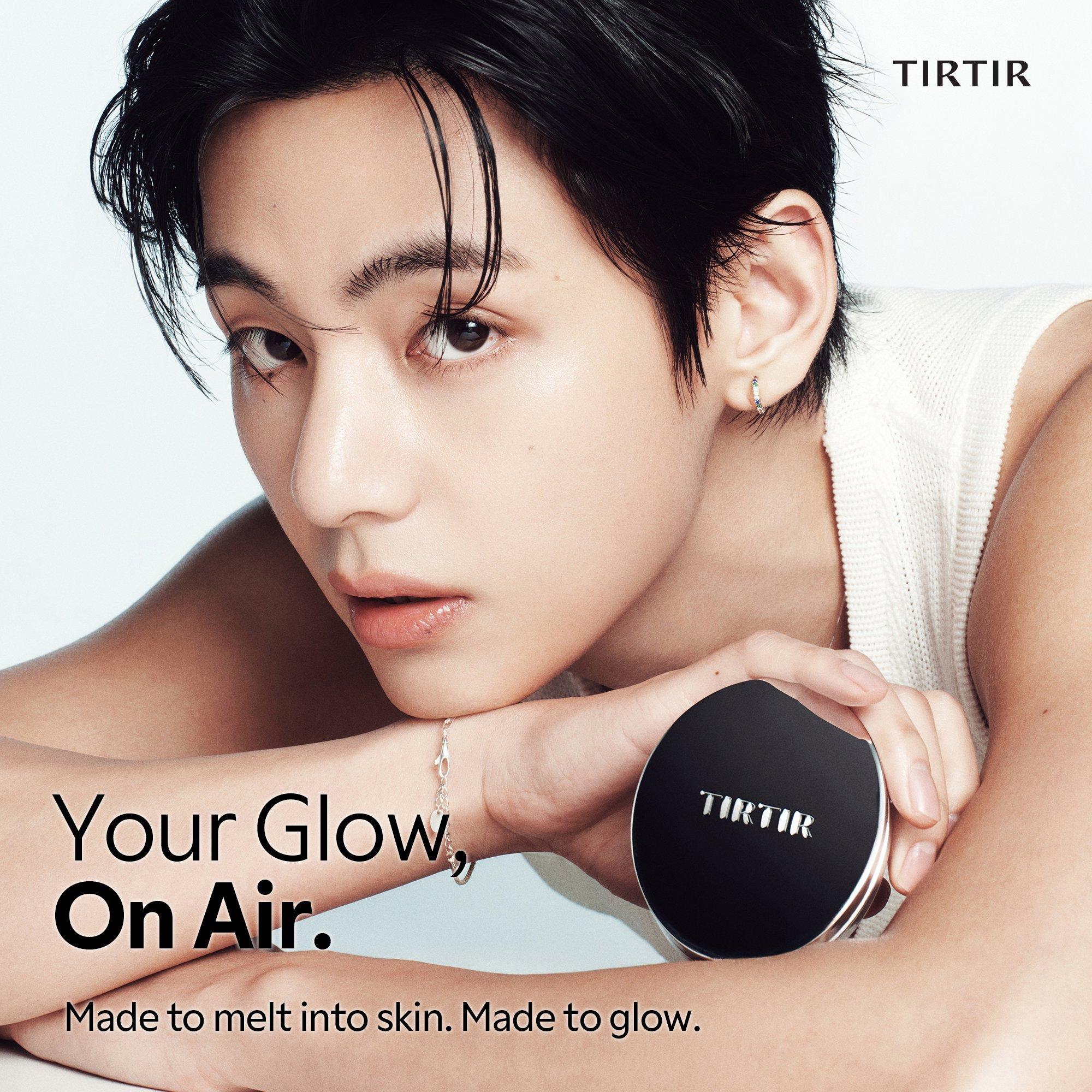 TIRTIR Tinted Skin Glow Cushion, цвет: 10c Ракушечный — фото 4