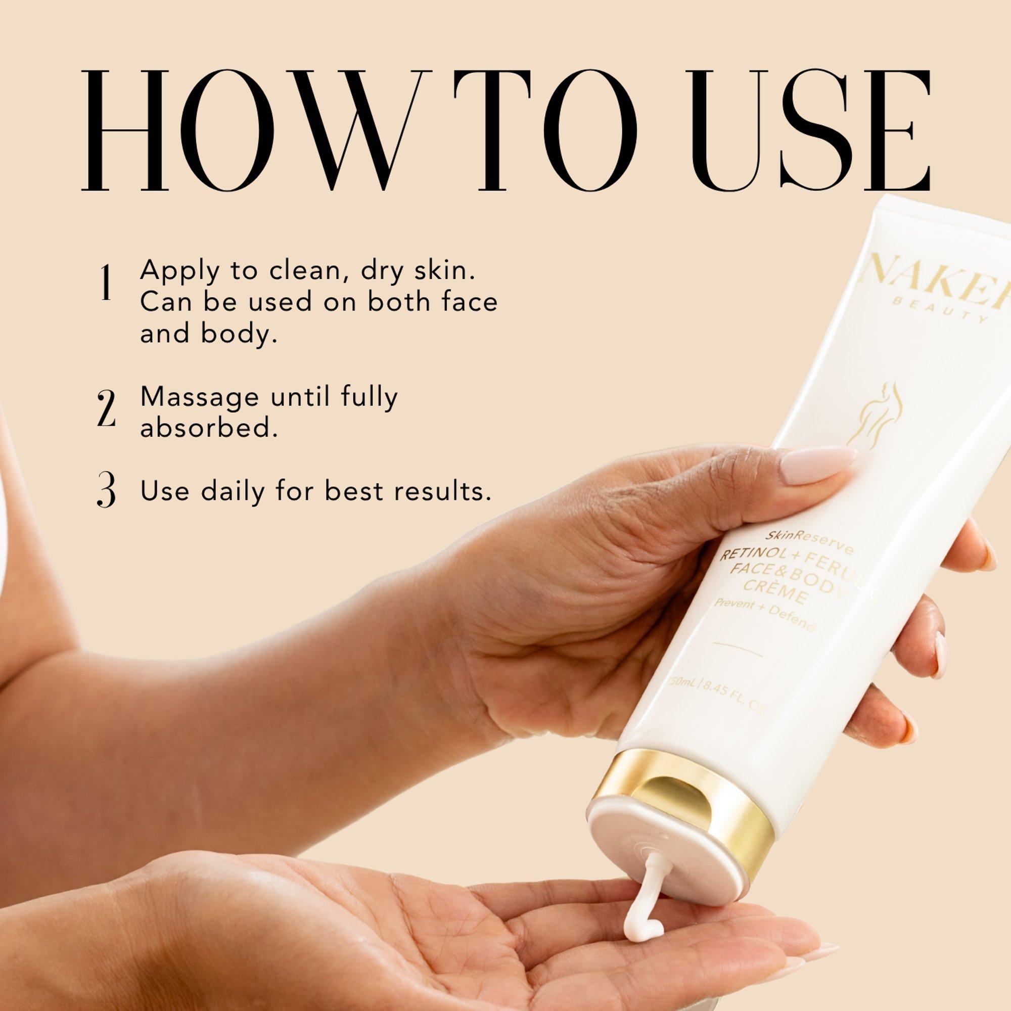 NAKERY BEAUTY SkinReserve Retinol + Ferulic Face + Body Cream — фото 6