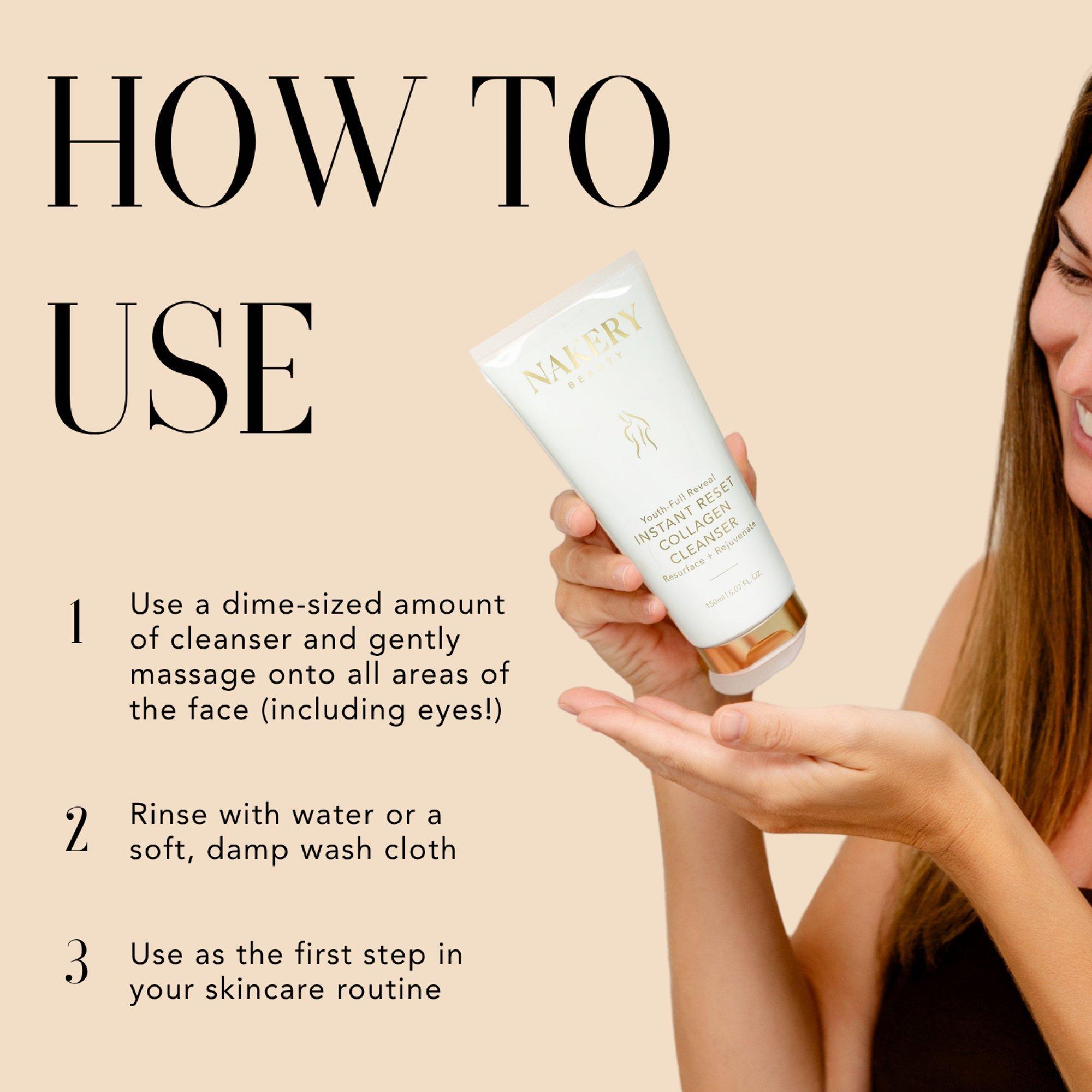 NAKERY BEAUTY YouthReveal Instant Reset Collagen Cleanser — фото 6