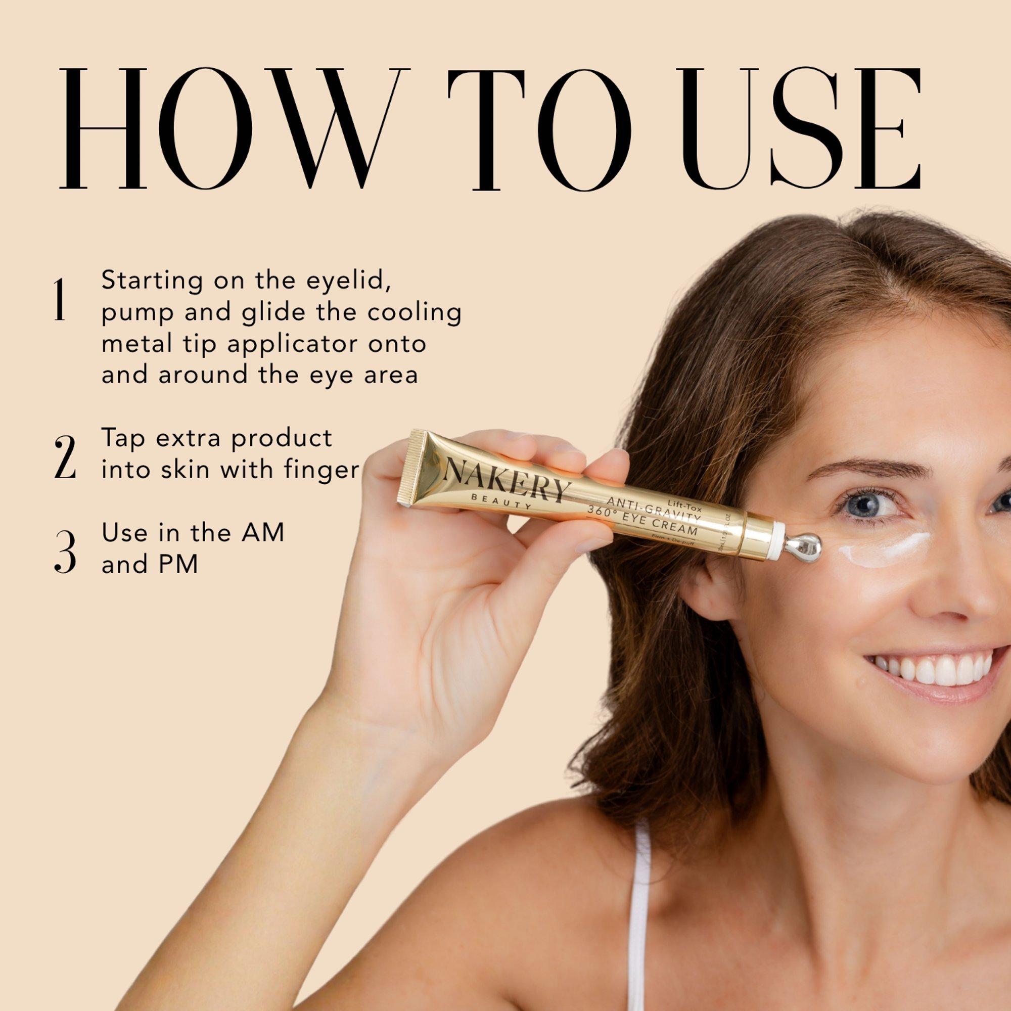 NAKERY BEAUTY Lift-TOX Anti-Gravity 360 Eye Lift Cream — фото 7
