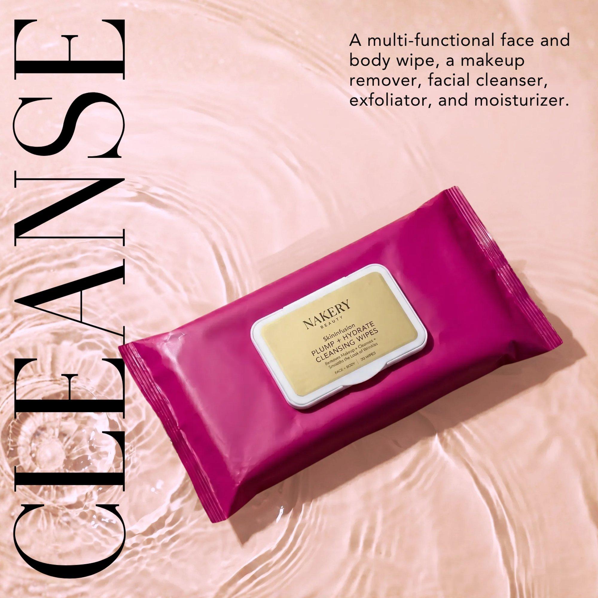 NAKERY BEAUTY SkinInfusion Plump + Hydrate Cleansing Wipes — фото 2