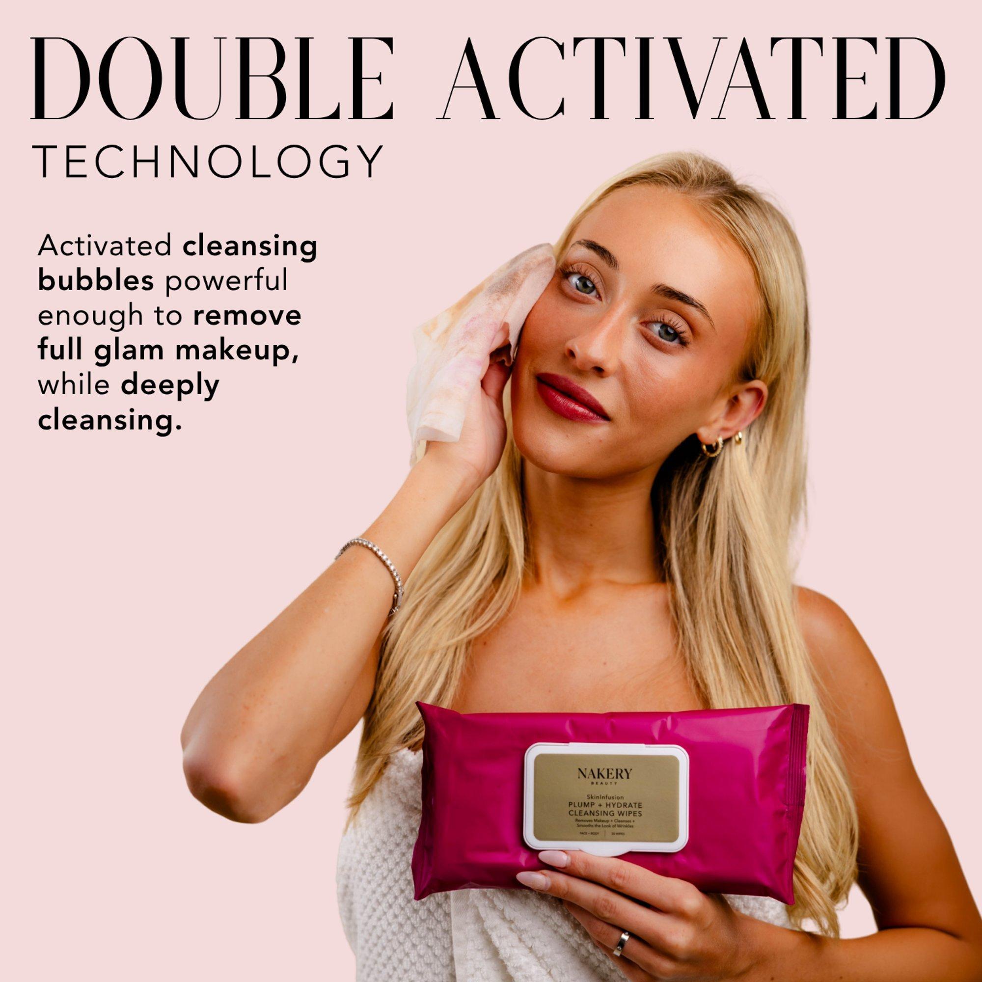 NAKERY BEAUTY SkinInfusion Plump + Hydrate Cleansing Wipes — фото 4
