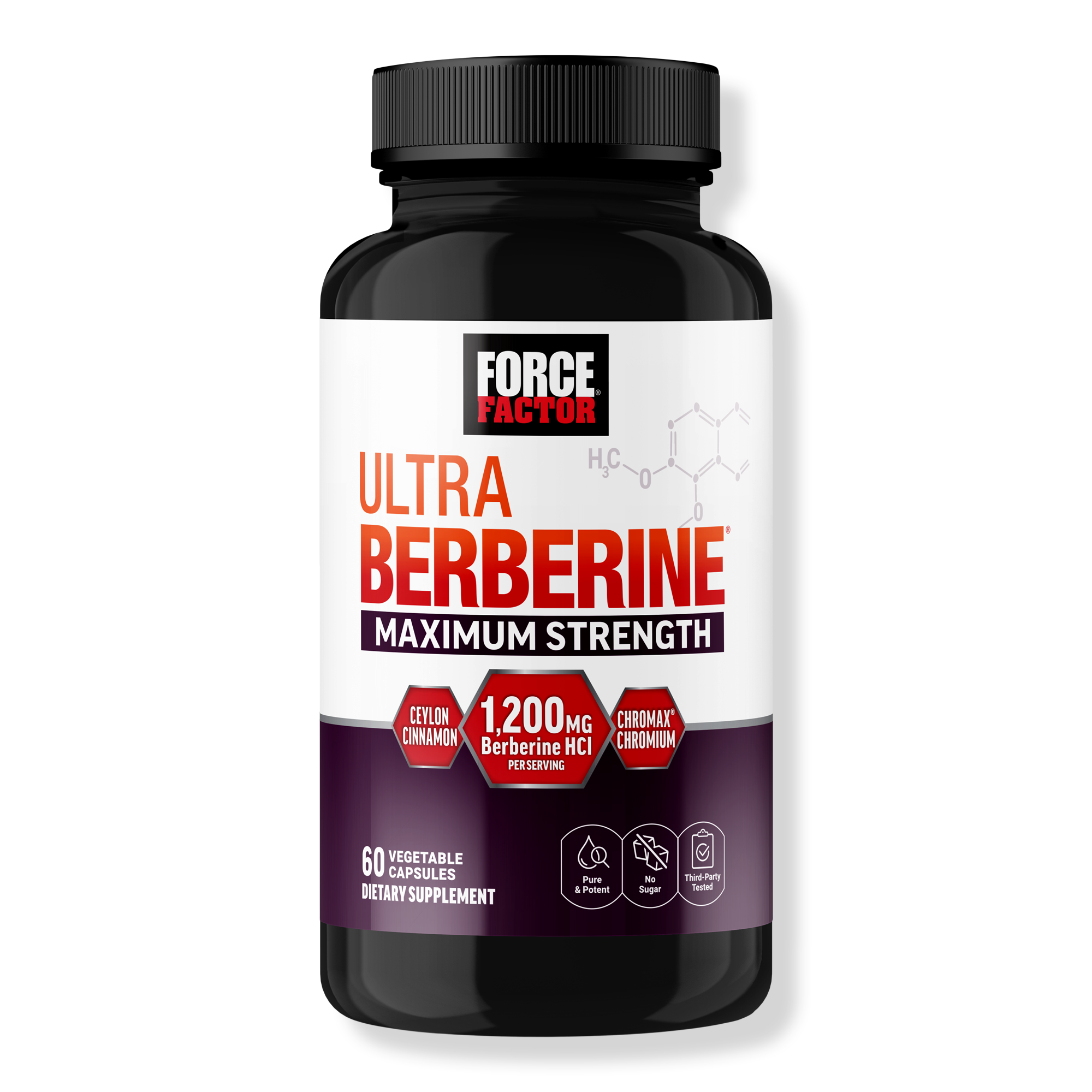 Force Factor Ultra Berberine Maximum Strength Capsules #1