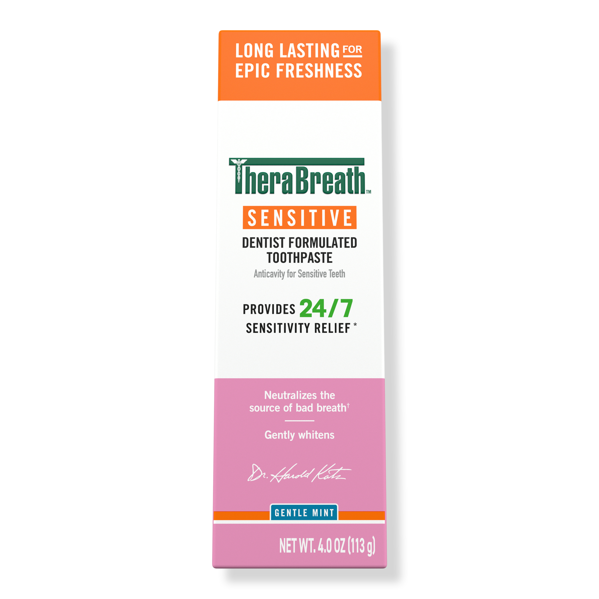 TheraBreath Sensitive Toothpaste Gentle Mint #1
