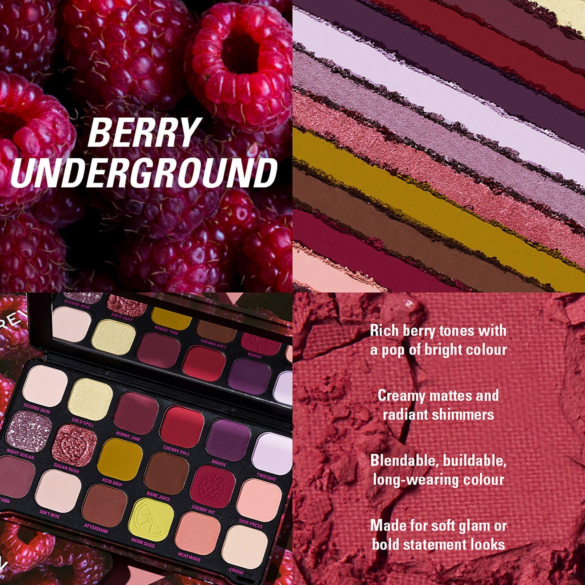Палетка Revolution Beauty Forever Flawless Berry Underground — фото 5