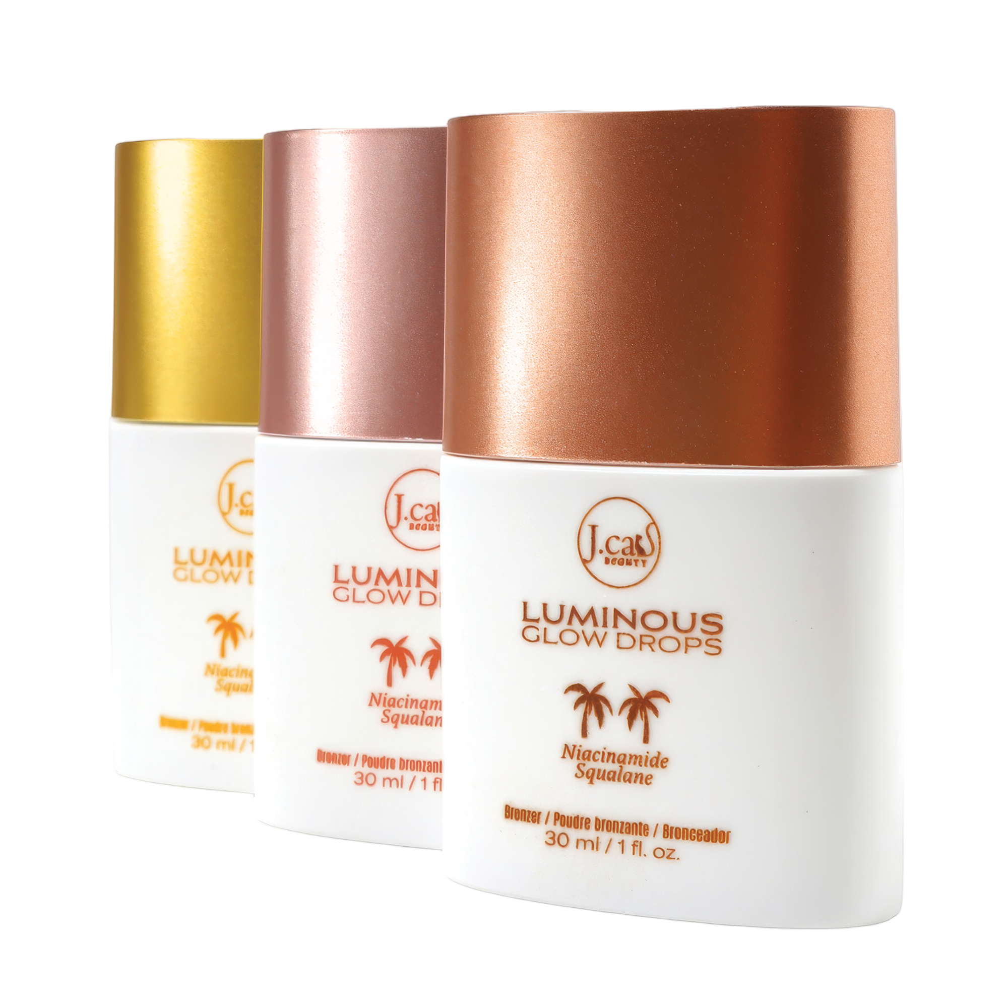 J.Cat Beauty Luminous Glow Drops, цвет: Бронзовый — фото 3