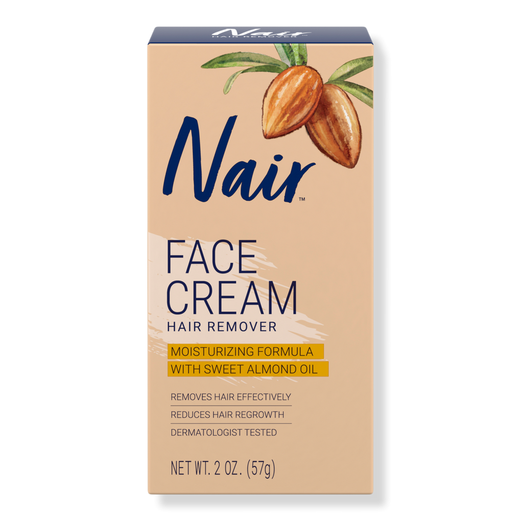 Cream Hair Remover for Face with Almond Oil Nair Ulta Beauty