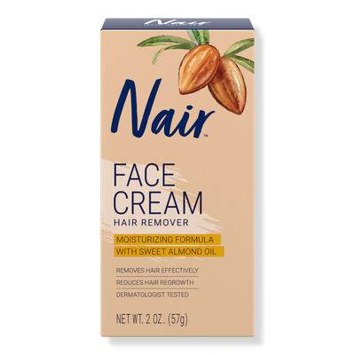 Nair Cream Hair Remover for Face with Almond Oil