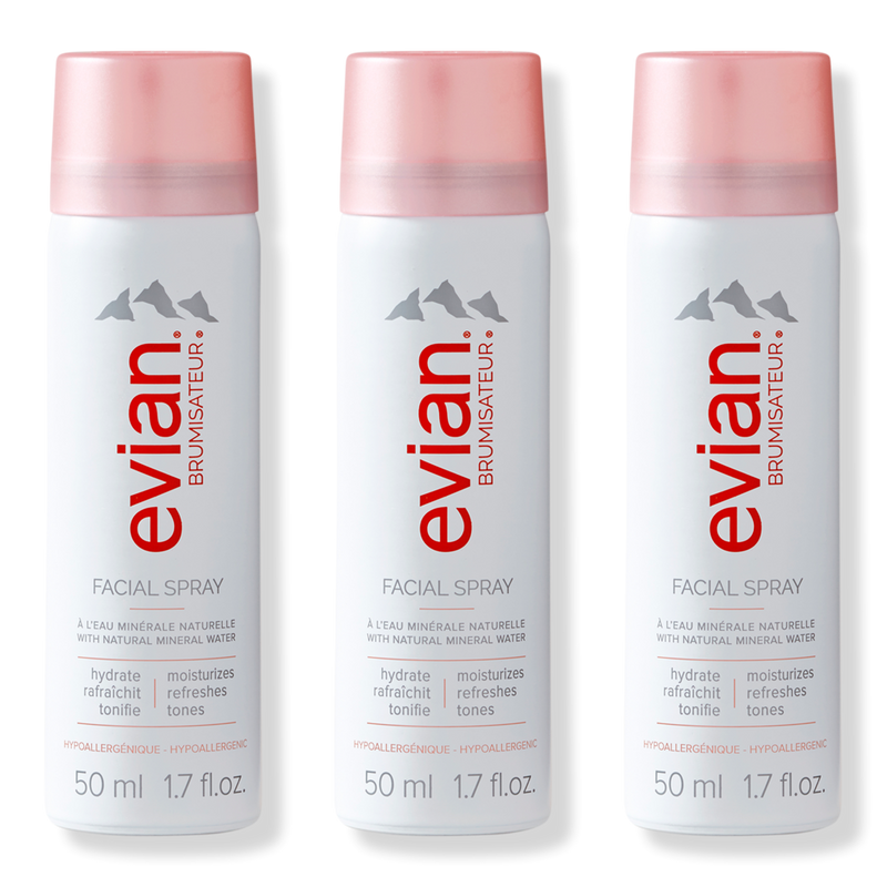 Evian Mineral Spray - Natural Mineral Water Facial Spray Travel
