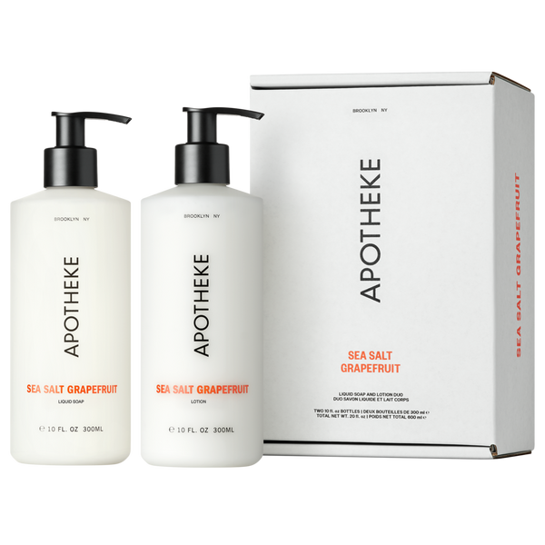 APOTHEKE Sea Salt Grapefruit Liquid Soap and Lotion Duo #1