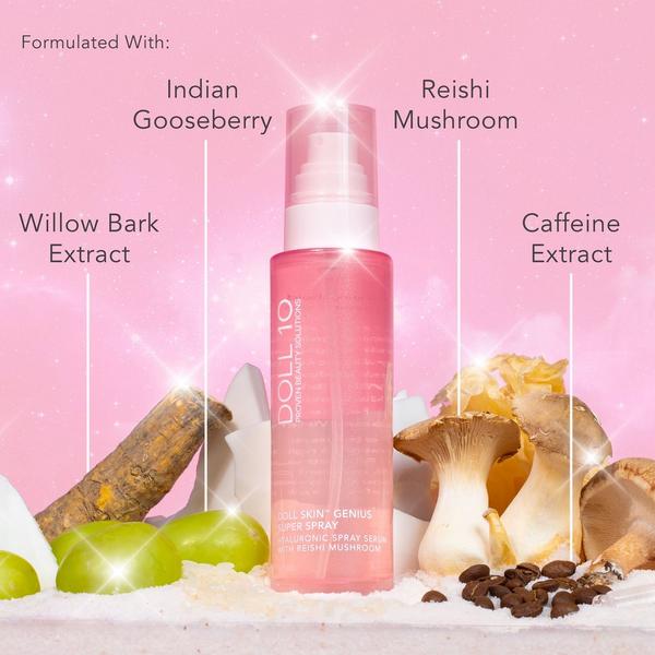 Doll 10 Doll Skin Genius Super Spray Hyaluronic Spray Serum with Reishi Mushroom #2