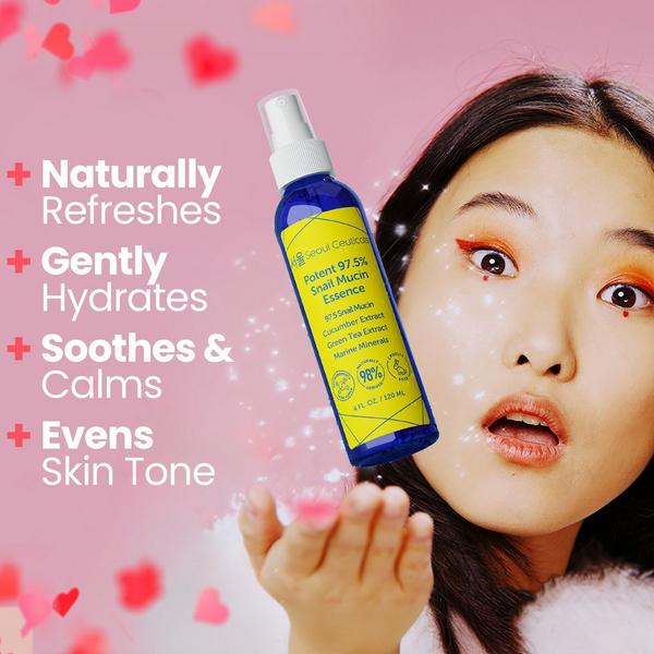 Seoul Ceuticals Korean Skin Care Potent 97.5% Snail Mucin Essence #4