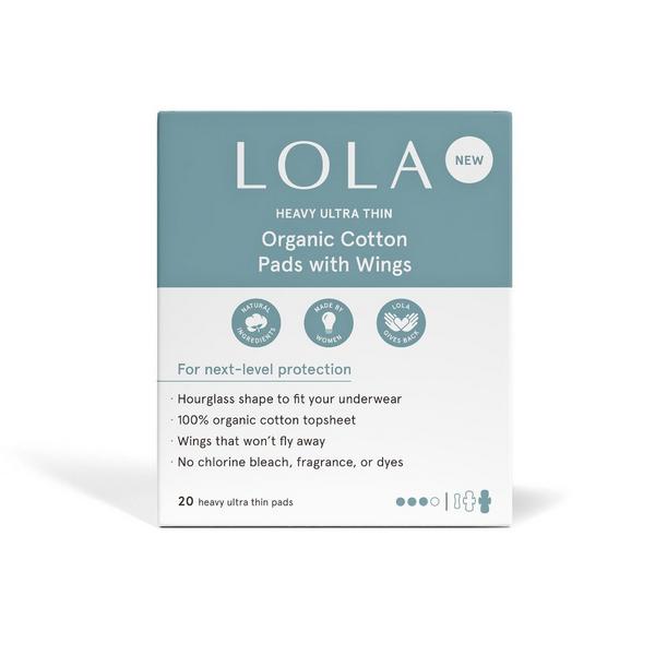 LOLA Heavy Organic Cotton Pads W/ Wings #1