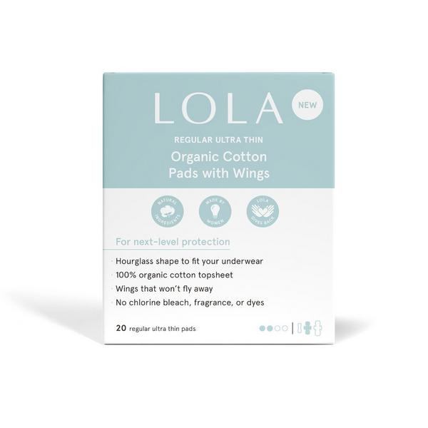 LOLA Regular Organic Cotton Pads W/ Wings #1