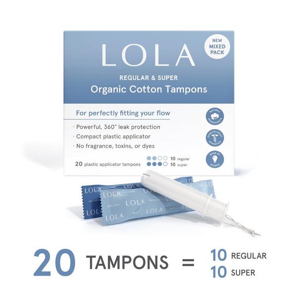 LOLA Assorted Organic Cotton Tampons #2