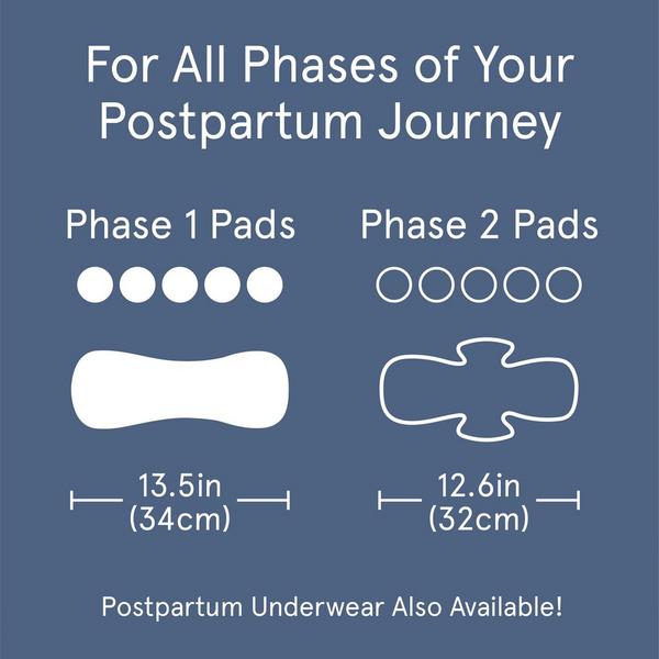 LOLA Organic Cotton Postpartum Pads Phase 1 #6