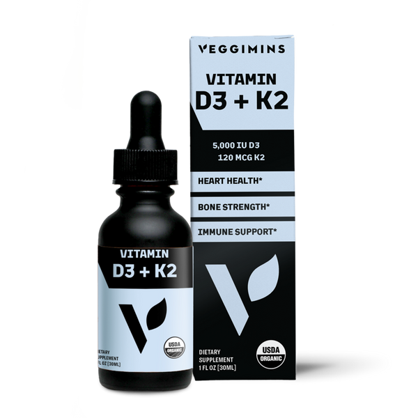 Veggimins Organic Nano Vitamin D3 + K2 #1