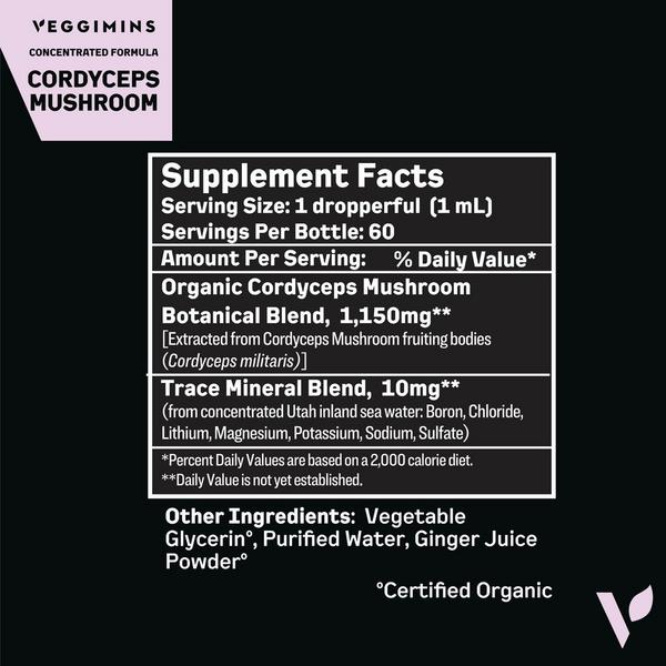 Veggimins Organic Cordyceps Mushroom #5
