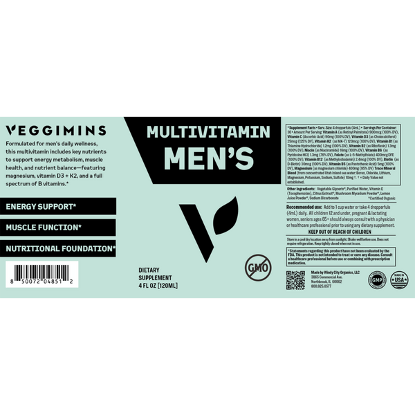 Veggimins Mens Multivitamin #4