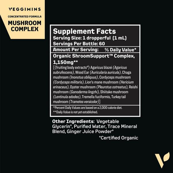 Veggimins Organic Mushroom Complex #5