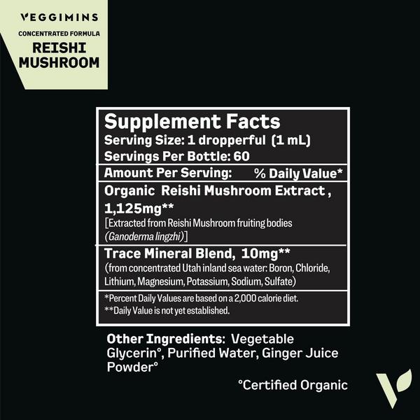 Veggimins Organic Reishi Mushroom #5