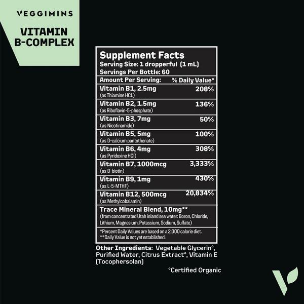 Veggimins Vitamin B Complex #5