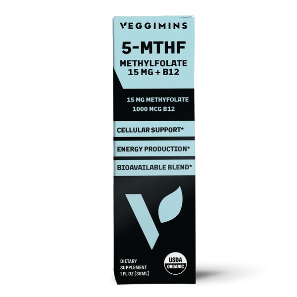 Veggimins Organic Methylfolate 15mg + B12 #3