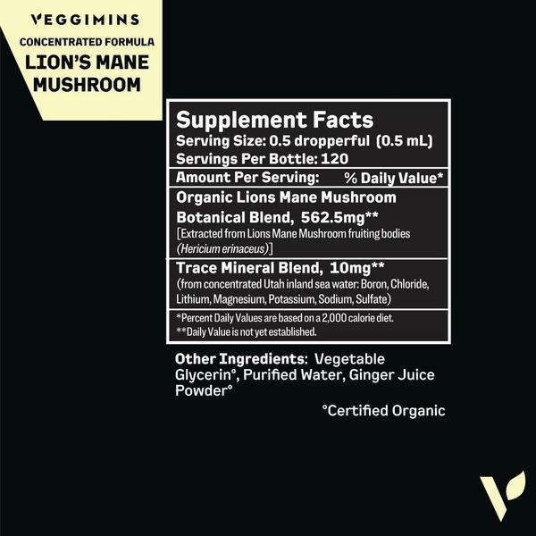 Veggimins Organic Lion's Mane Mushroom #5