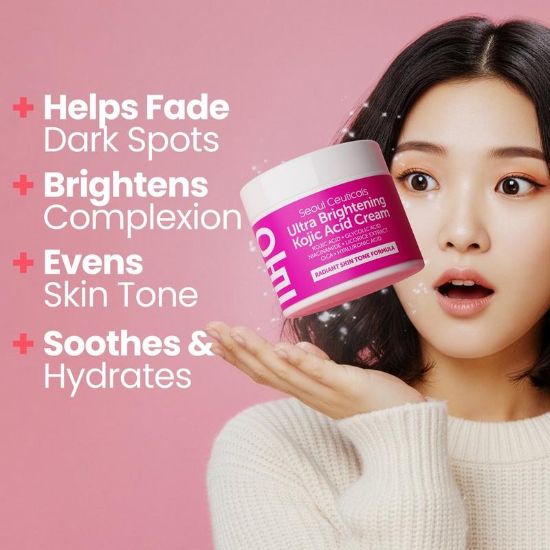 glutathione oral film Glutathione Whitening Cream with Kojic Acid - Dark Spot Remover Moisturizer  and Skin Brightener 20g | Buy Now with Express International Delivery main image 1