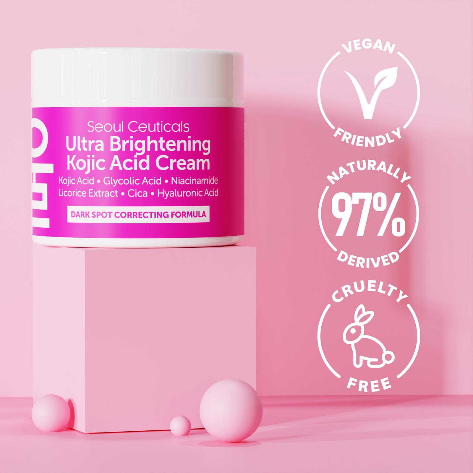 Korean Skin Care Ultra Brightening Kojic Acid Cream