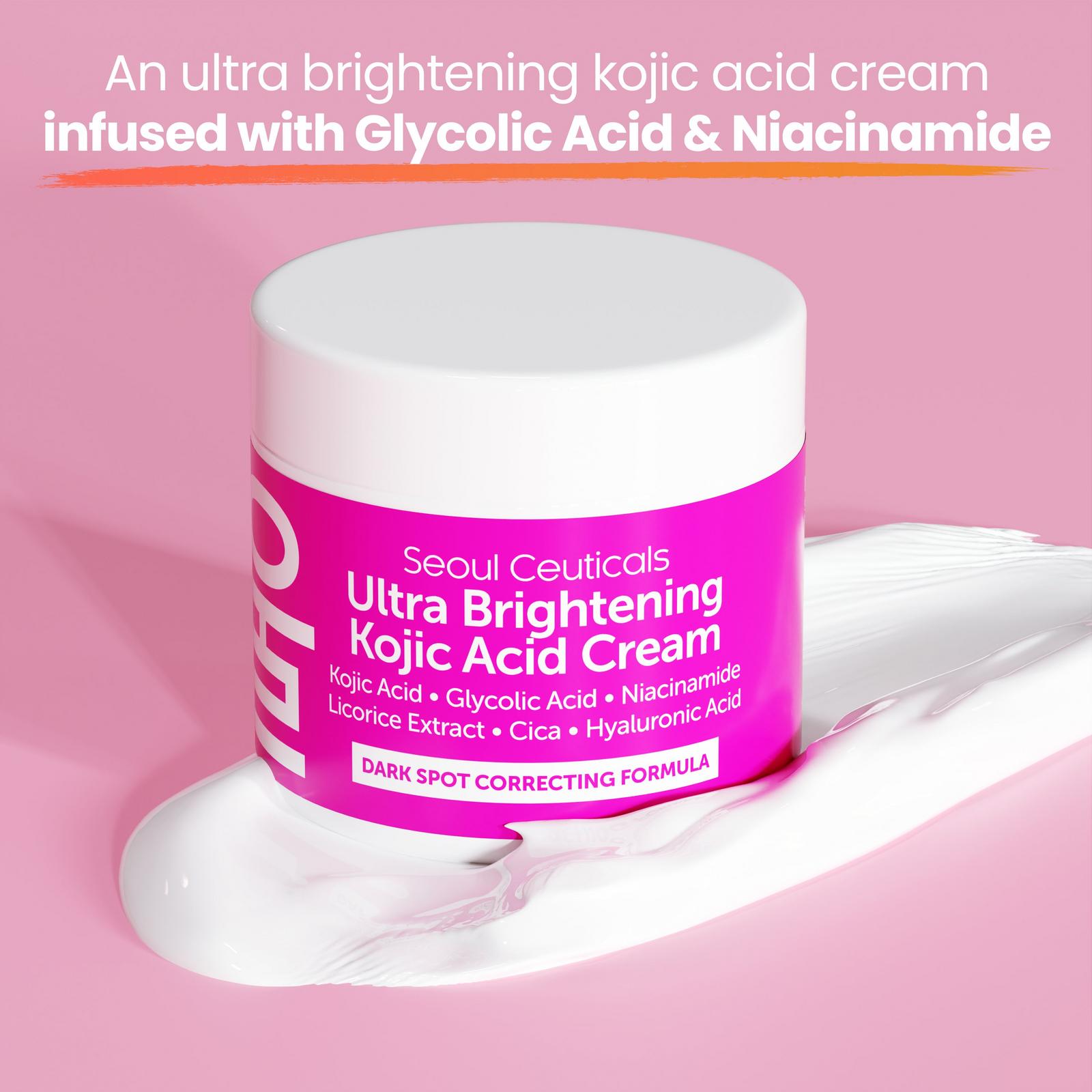 Korean Skin Care Ultra Brightening Kojic Acid Cream