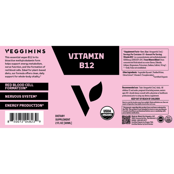 Veggimins Organic Vegan Vitamin B12 #4