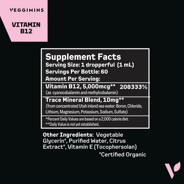 Veggimins Organic Vegan Vitamin B12 #5