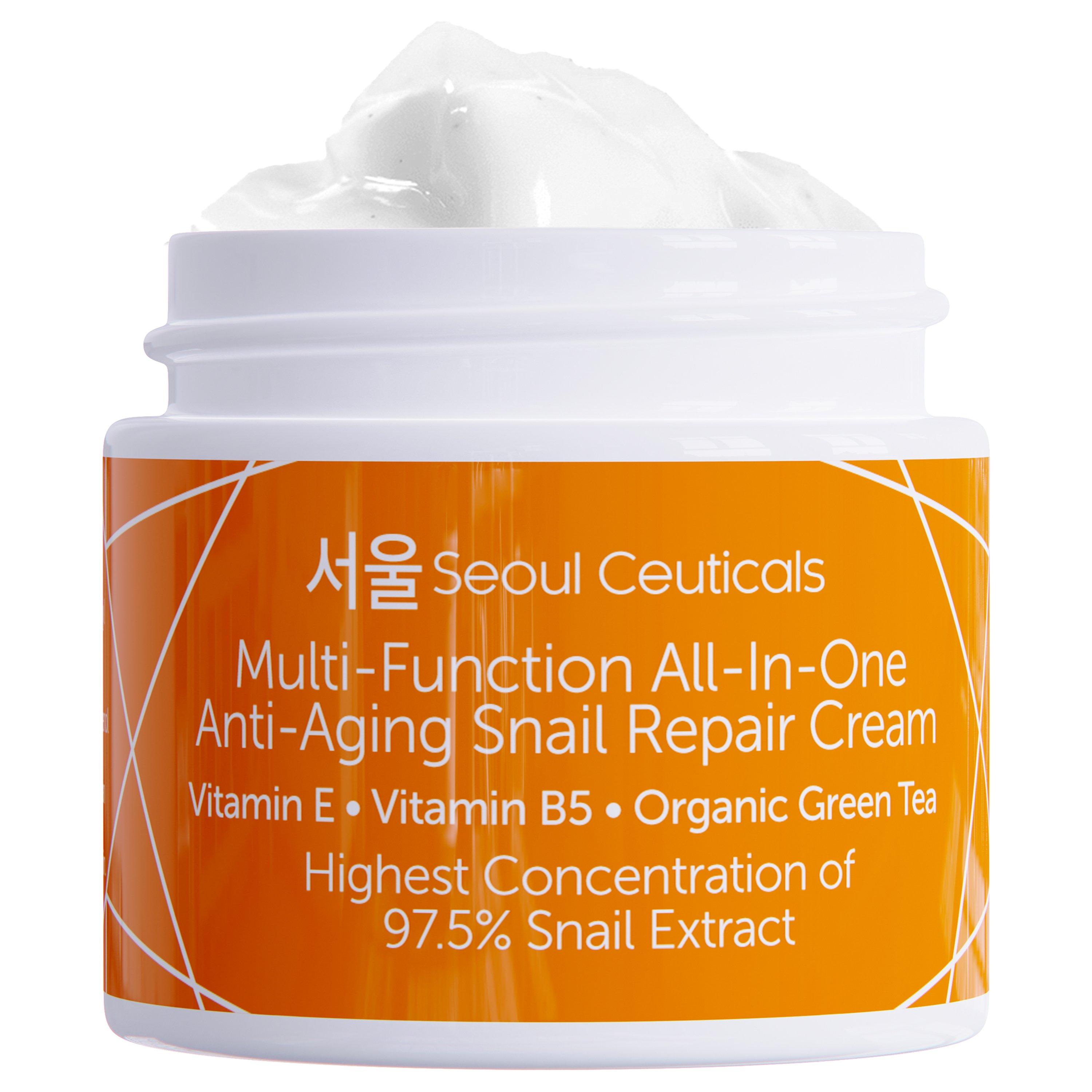 Seoul Ceuticals Korean Skin Care Multi-Function All-In-One Anti-Aging Snail Repair Cream #1