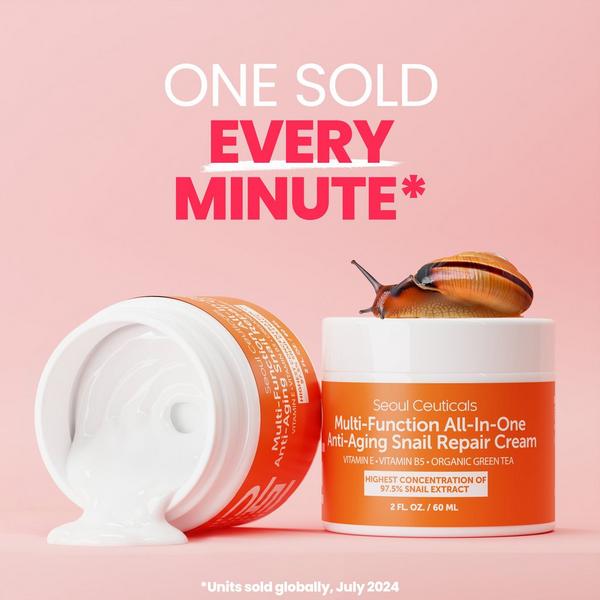Seoul Ceuticals Korean Skin Care Multi-Function All-In-One Anti-Aging Snail Repair Cream #6