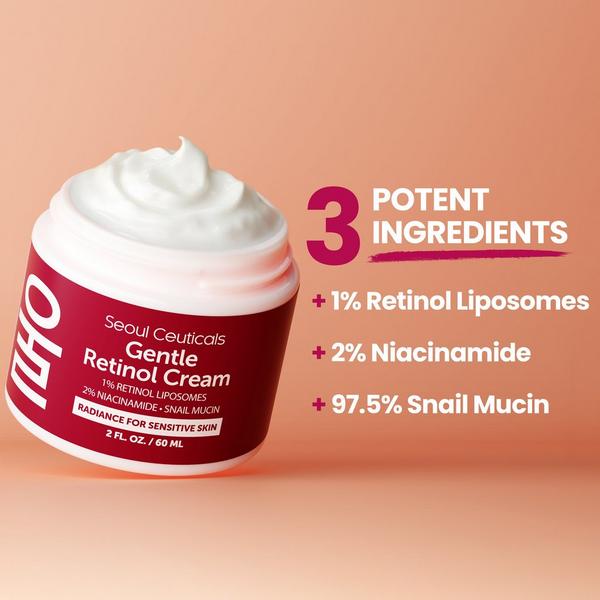 Seoul Ceuticals Korean Skin Care Gentle Retinol Cream #3