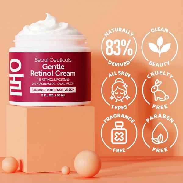Seoul Ceuticals Korean Skin Care Gentle Retinol Cream #6
