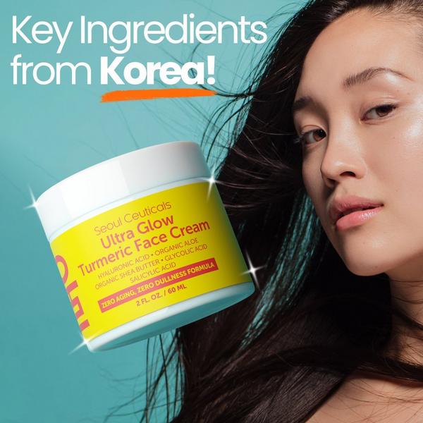 Seoul Ceuticals Korean Skin Care Ultra Glow Turmeric Face Cream #7