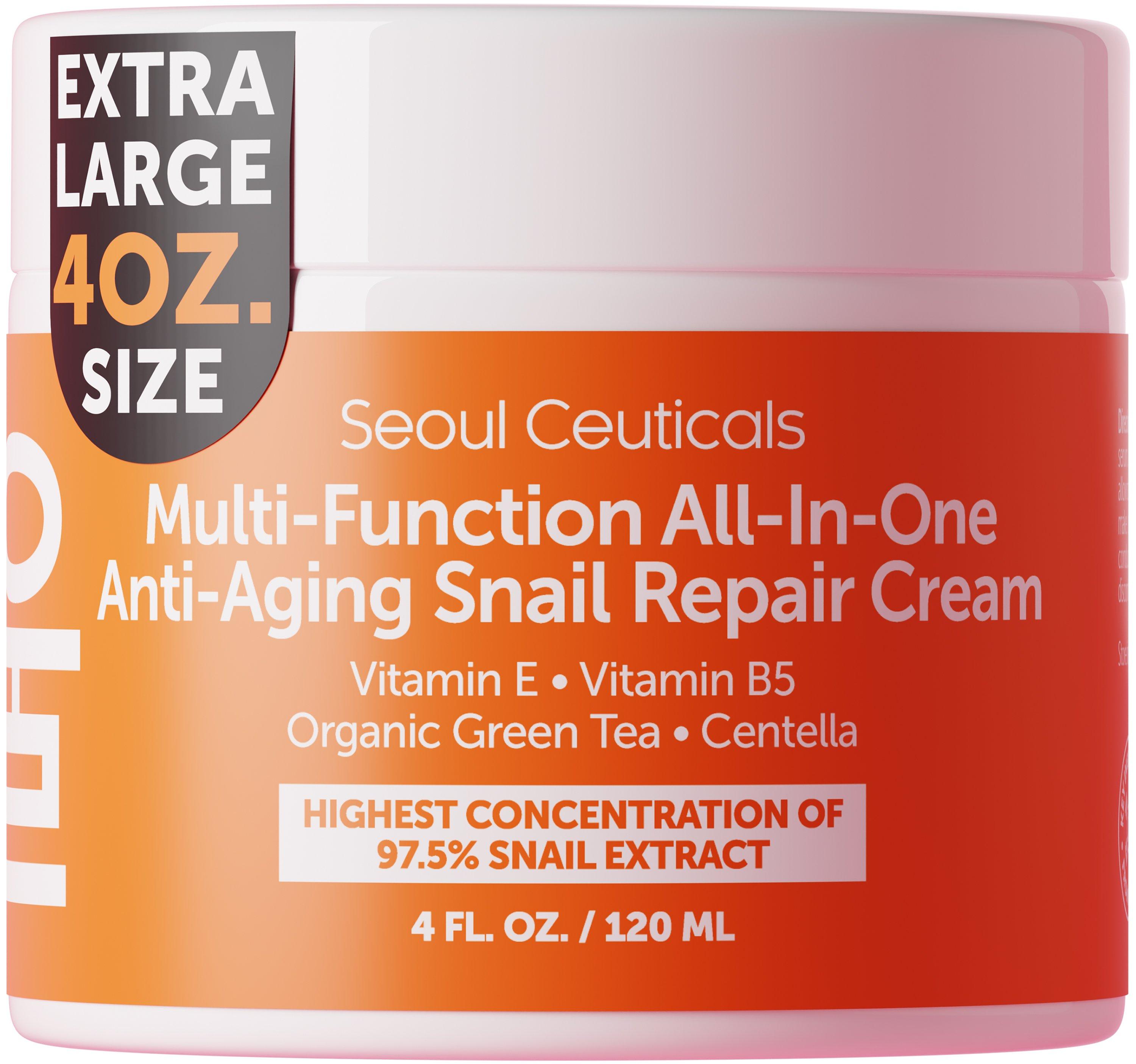 Seoul Ceuticals Korean Skin Care Multi-Function All-In-One Anti-Aging Snail Repair Cream #1
