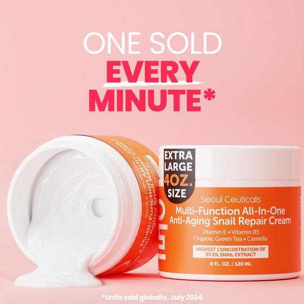 Seoul Ceuticals Korean Skin Care Multi-Function All-In-One Anti-Aging Snail Repair Cream #6